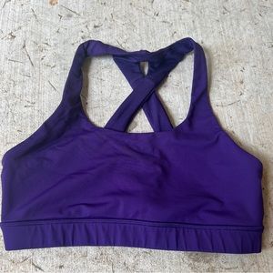 SOLD Lululemon Court Purple Invigorate Bra, 6